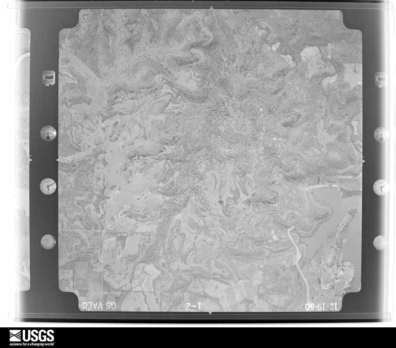 U.S. Geological Survey aerial photograph, 1960-12-19, scale 1:18000
