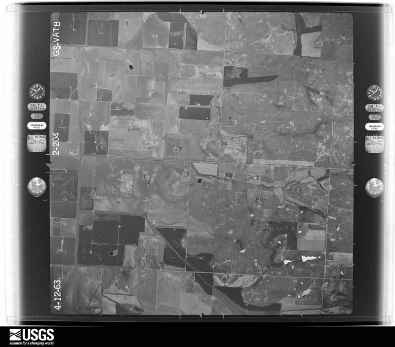 U.S. Geological Survey aerial photograph, 1963-04-12, scale 1:18000