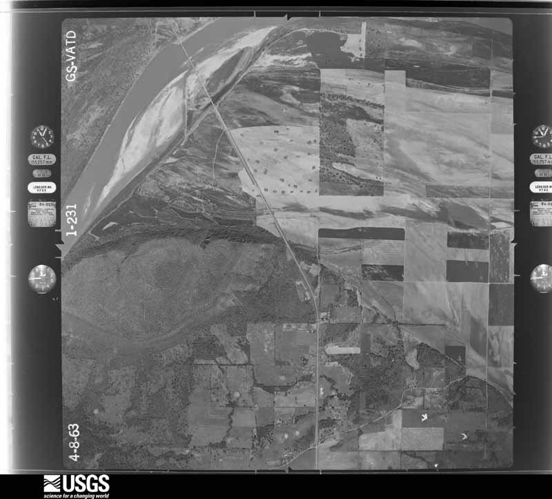 U.S. Geological Survey aerial photograph, 1963-04-08, scale 1:18000