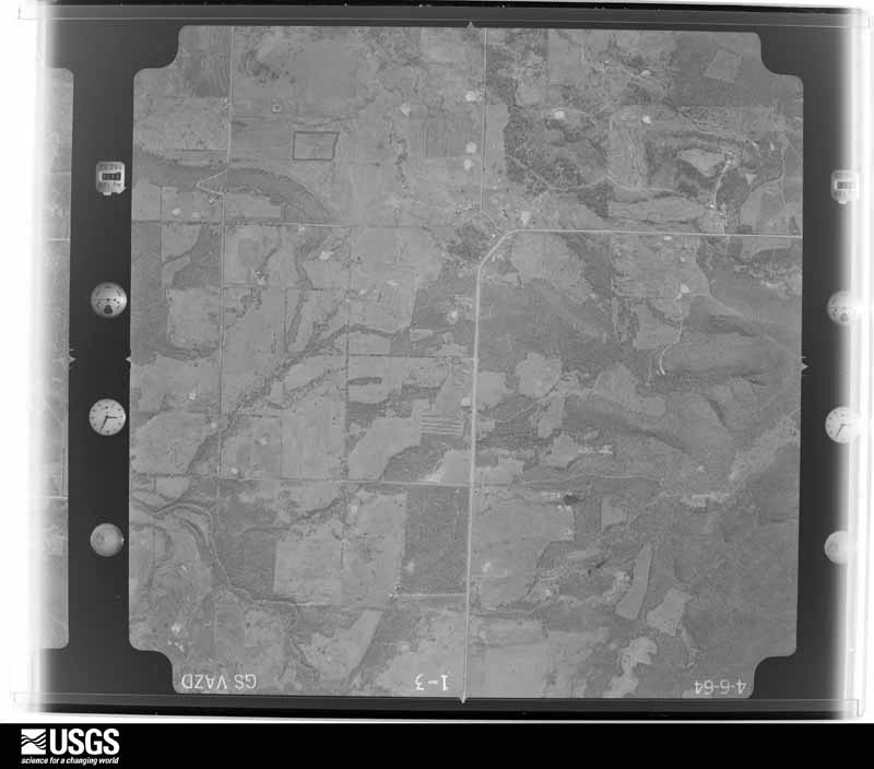 U.S. Geological Survey aerial photograph, 1964-04-06, scale 1:18000