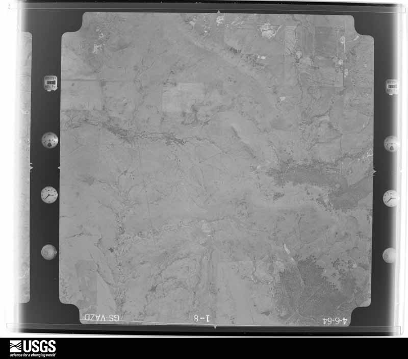 U.S. Geological Survey aerial photograph, 1964-04-06, scale 1:18000