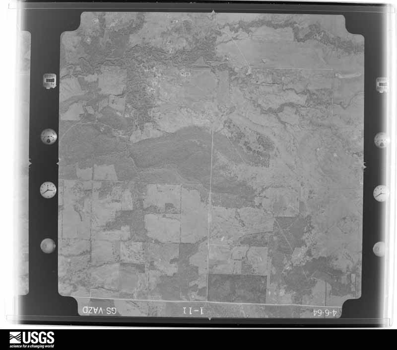U.S. Geological Survey aerial photograph, 1964-04-06, scale 1:18000