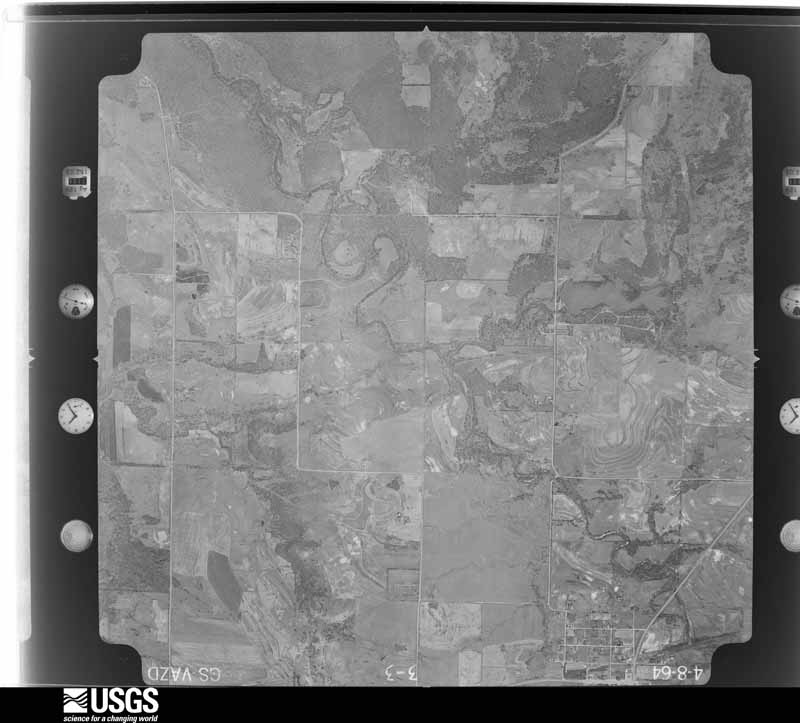 U.S. Geological Survey aerial photograph, 1964-04-08, scale 1:18000