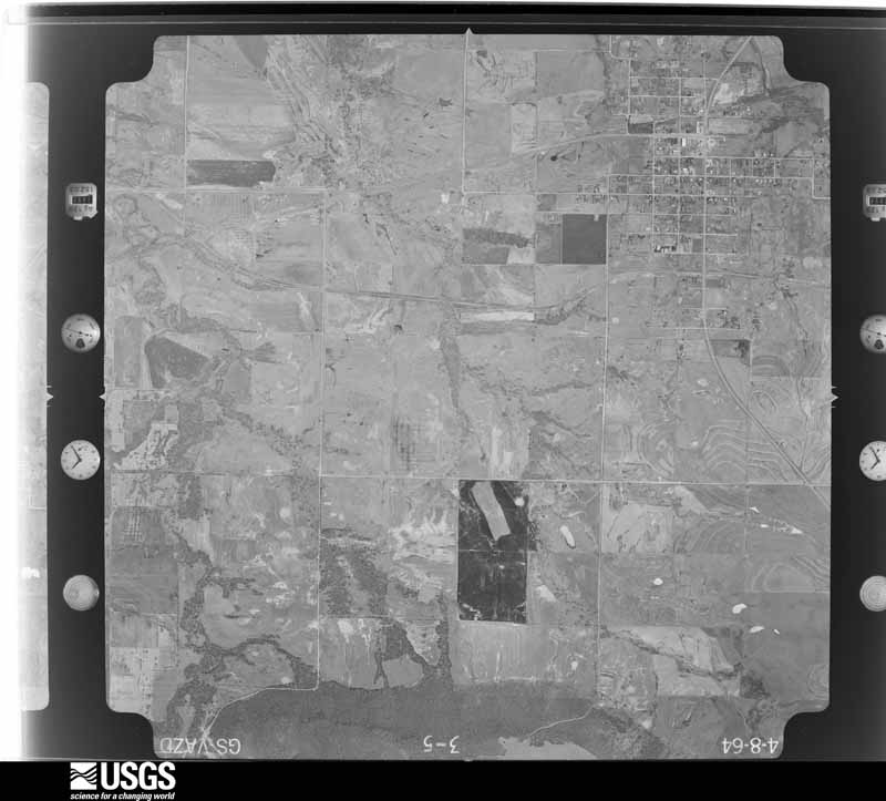 U.S. Geological Survey aerial photograph, 1964-04-08, scale 1:18000