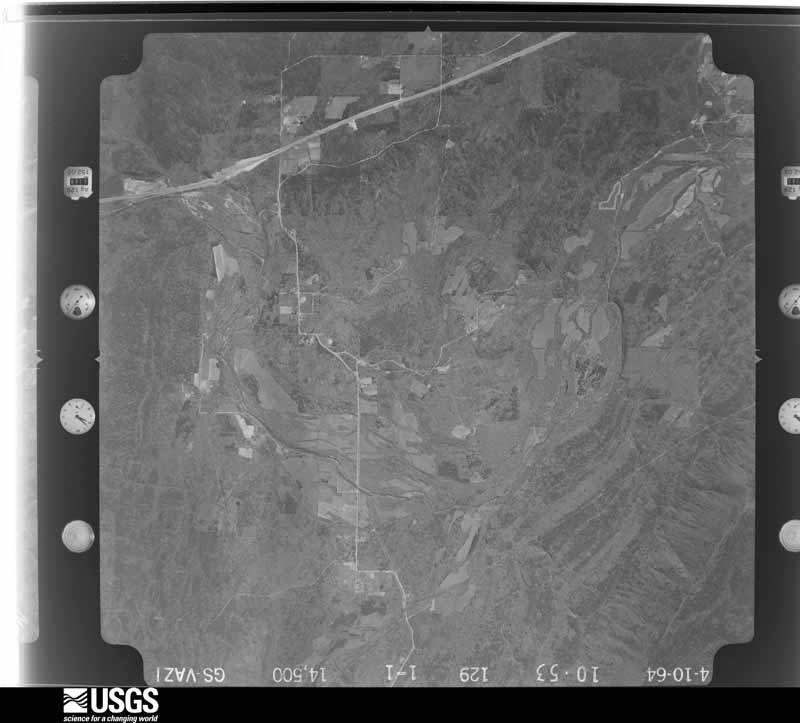 U.S. Geological Survey aerial photograph, 1964-04-10, scale 1:29000