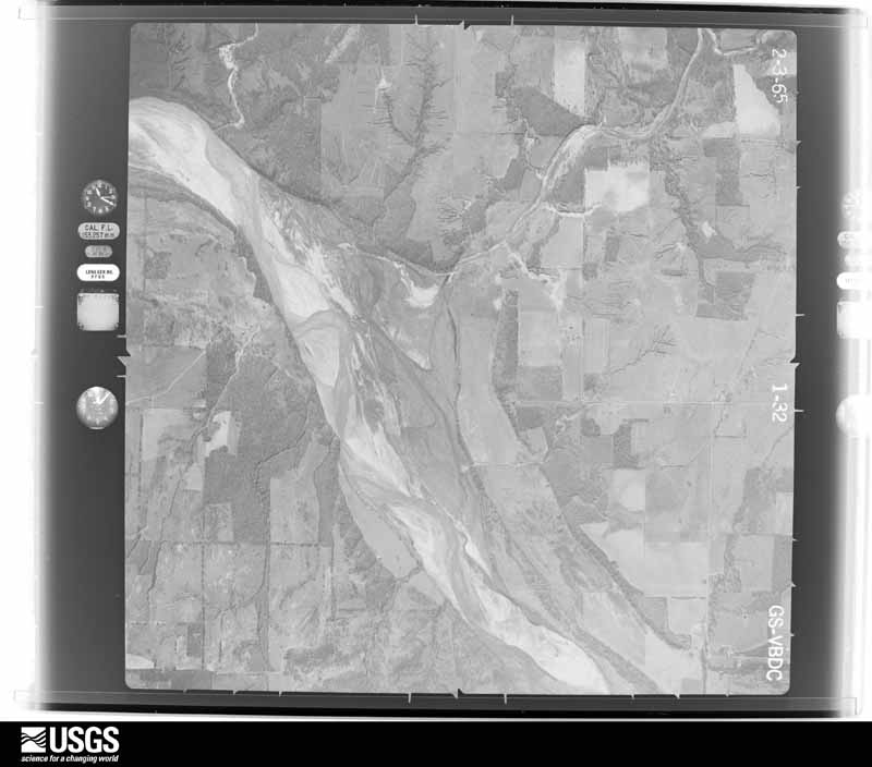 U.S. Geological Survey aerial photograph, 1965-02-03, scale 1:18000