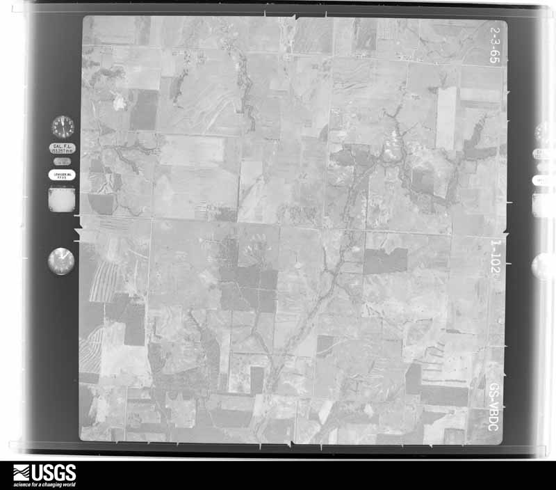 U.S. Geological Survey aerial photograph, 1965-02-03, scale 1:18000