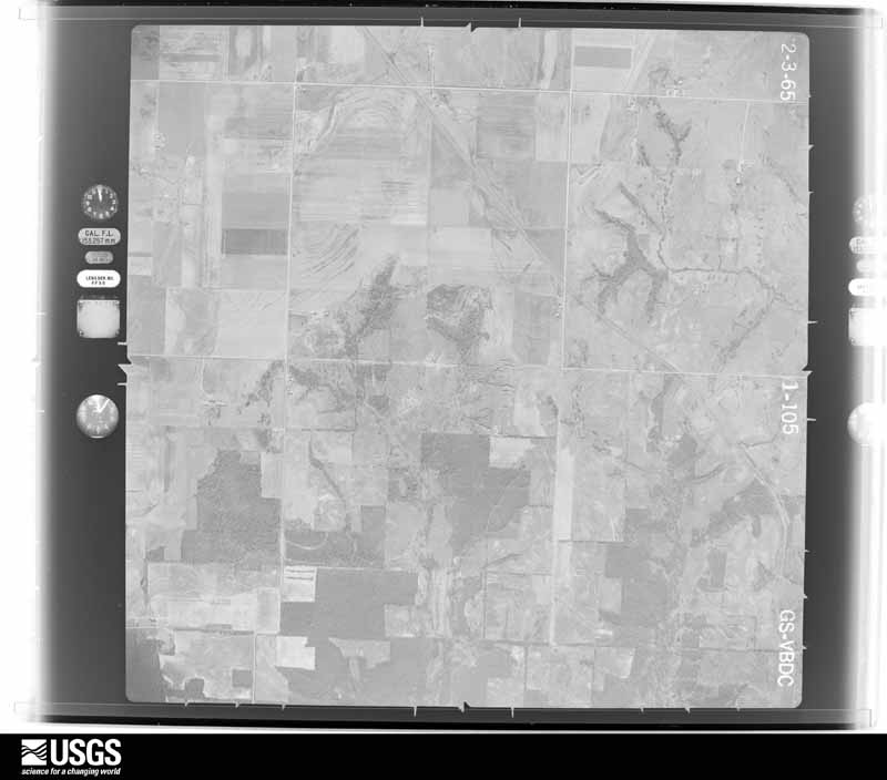 U.S. Geological Survey aerial photograph, 1965-02-03, scale 1:18000