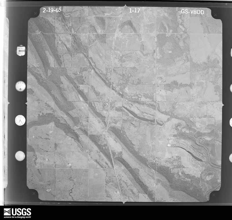 U.S. Geological Survey aerial photograph, 1965-02-19, scale 1:20000