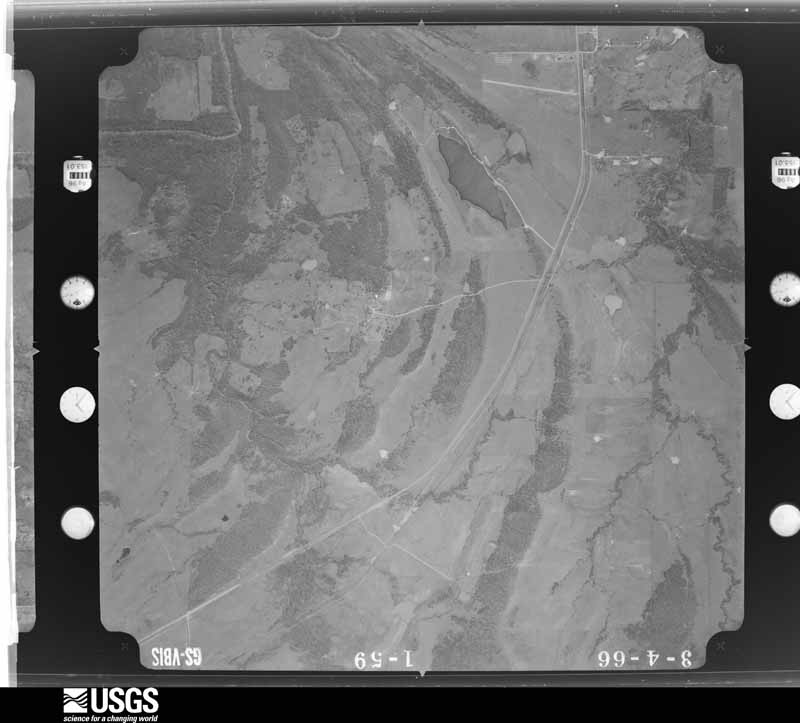 U.S. Geological Survey aerial photograph, 1966-03-04, scale 1:20000