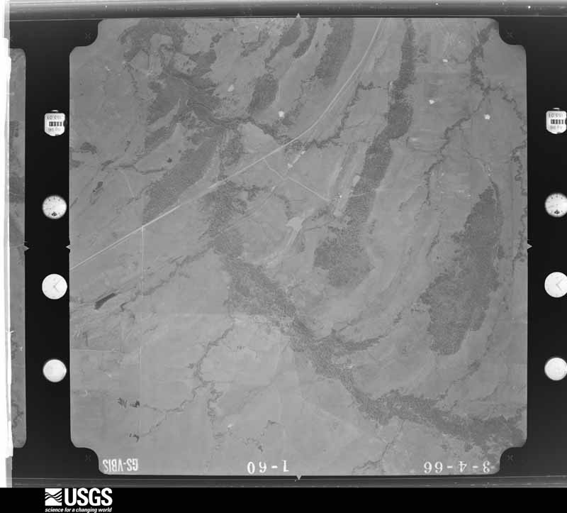U.S. Geological Survey aerial photograph, 1966-03-04, scale 1:20000