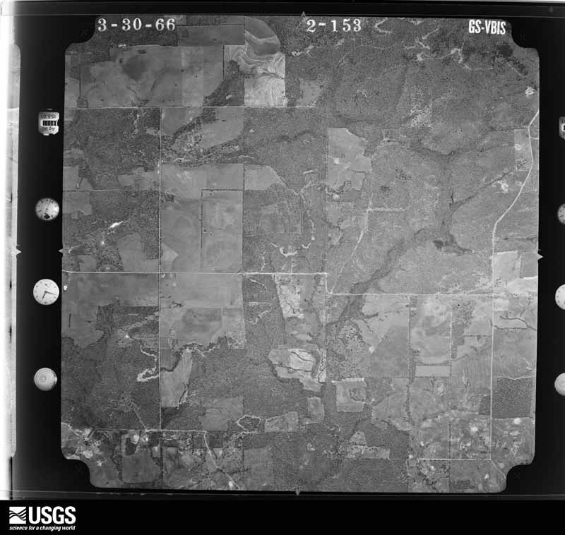 U.S. Geological Survey aerial photograph, 1966-03-30, scale 1:20000