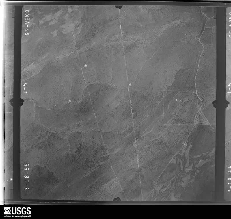 U.S. Geological Survey aerial photograph, 1966-03-18, scale 1:21000