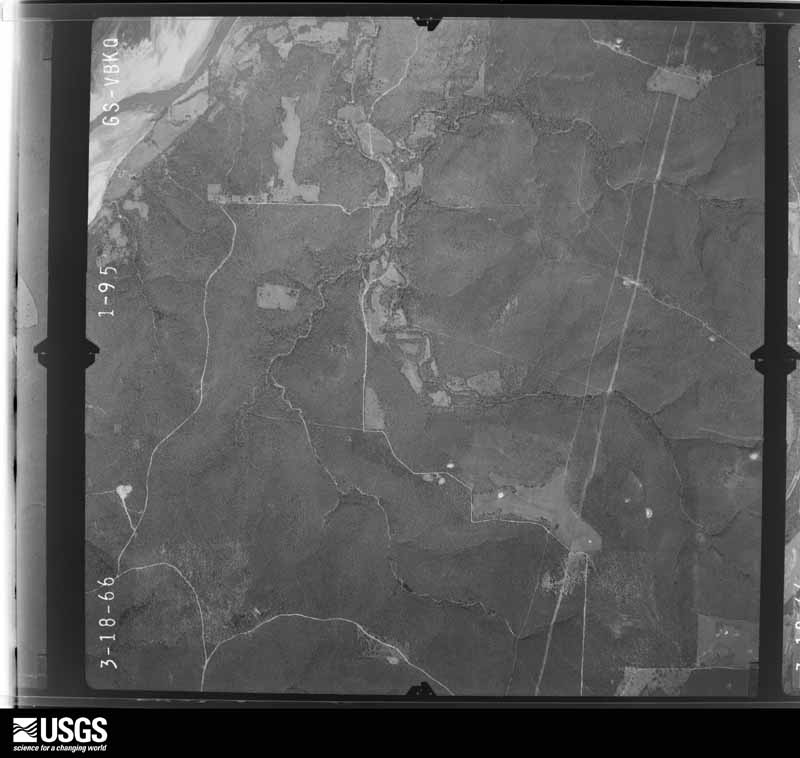 U.S. Geological Survey aerial photograph, 1966-03-18, scale 1:21000
