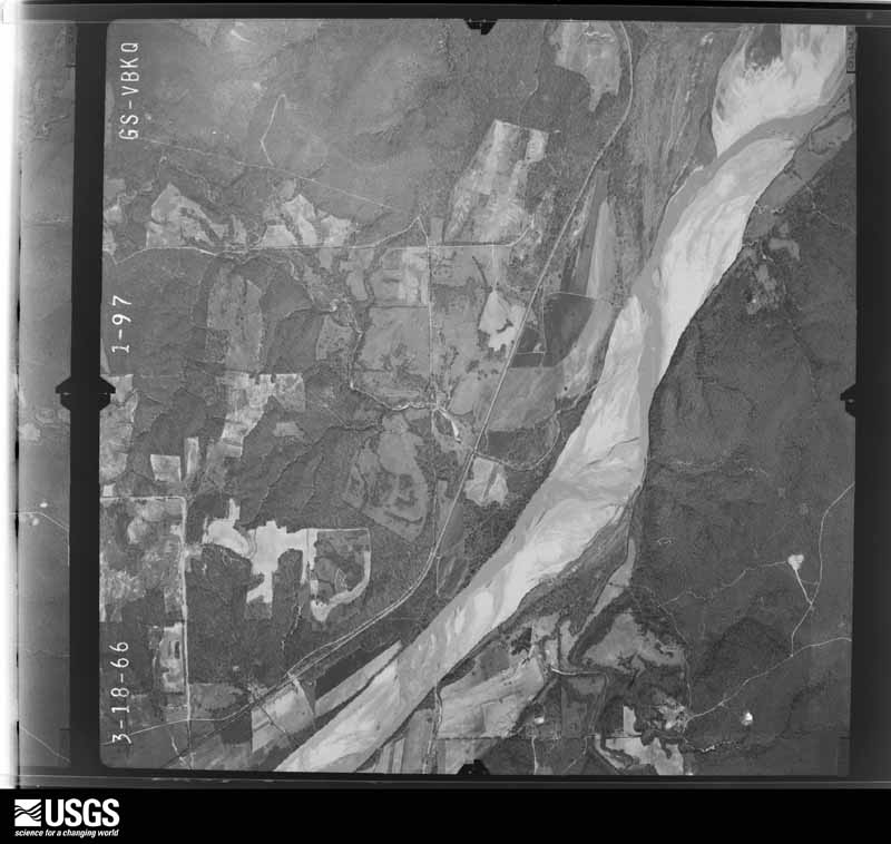 U.S. Geological Survey aerial photograph, 1966-03-18, scale 1:21000