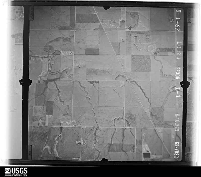 U.S. Geological Survey aerial photograph, 1967-05-01, scale 1:20400