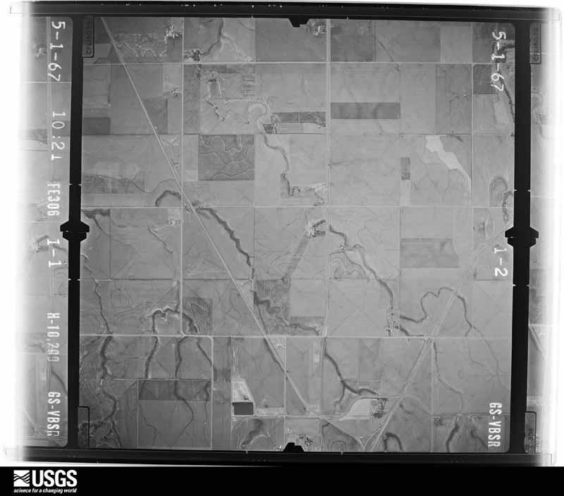 U.S. Geological Survey aerial photograph, 1967-05-01, scale 1:20400