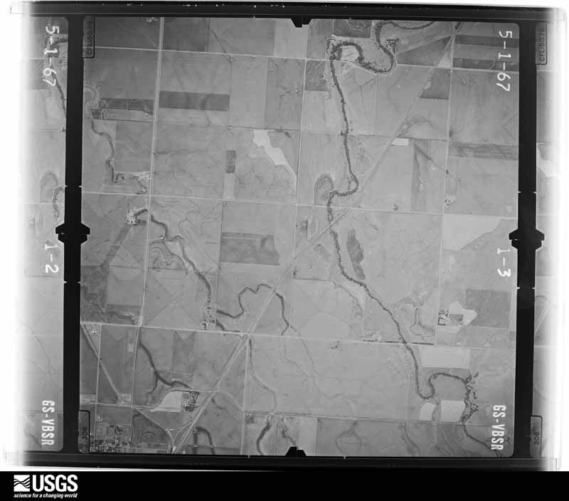 U.S. Geological Survey aerial photograph, 1967-05-01, scale 1:20400
