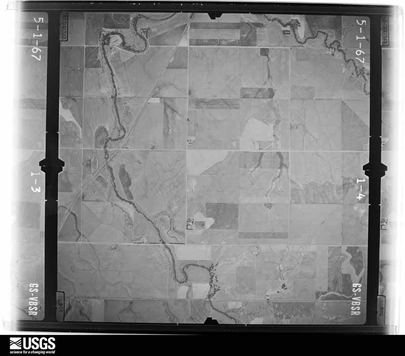 U.S. Geological Survey aerial photograph, 1967-05-01, scale 1:20400