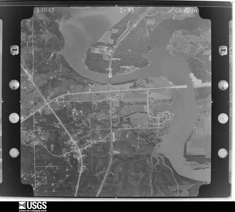 U.S. Geological Survey aerial photograph, 1967-09-10, scale 1:24000