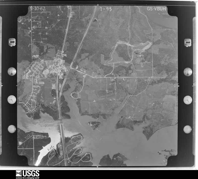 U.S. Geological Survey aerial photograph, 1967-09-10, scale 1:24000