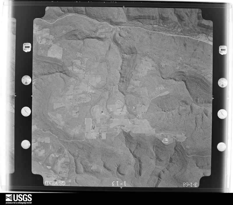U.S. Geological Survey aerial photograph, 1968-03-01, scale 1:24000