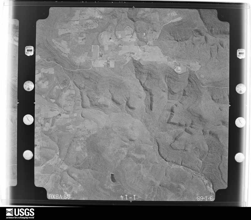 U.S. Geological Survey aerial photograph, 1968-03-01, scale 1:24000