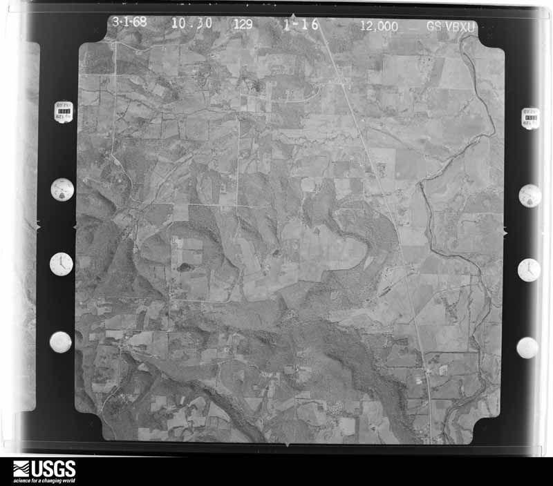 U.S. Geological Survey aerial photograph, 1968-03-01, scale 1:24000