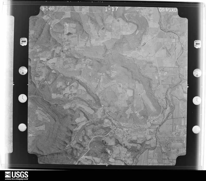 U.S. Geological Survey aerial photograph, 1968-03-01, scale 1:24000