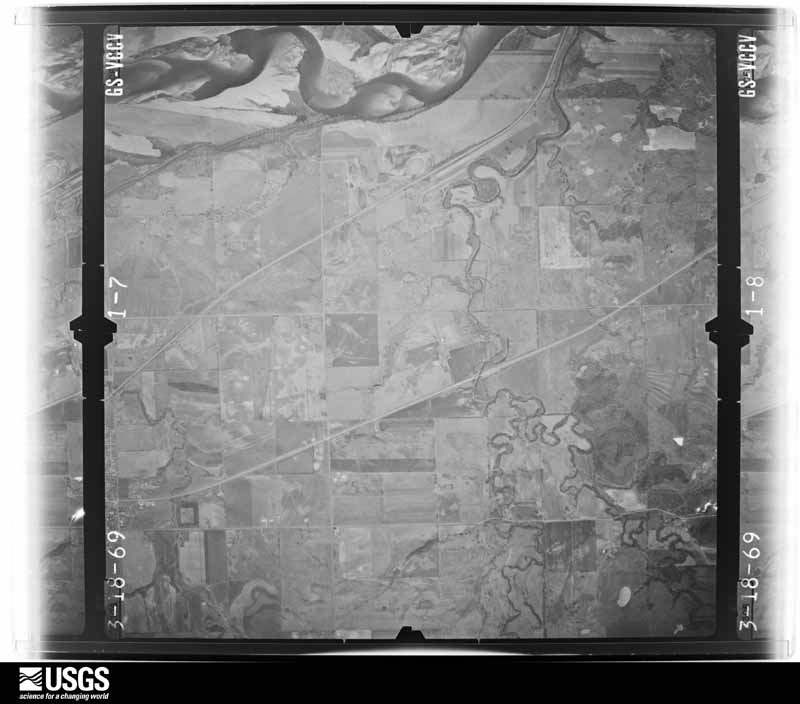 U.S. Geological Survey aerial photograph, 1969-06-19, scale 1:20000