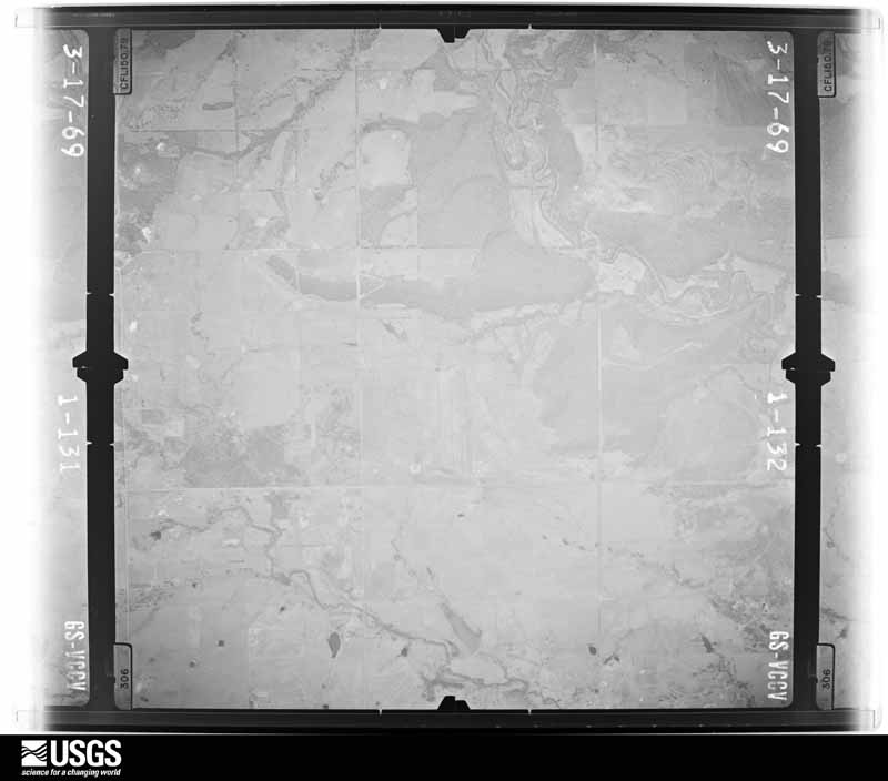 U.S. Geological Survey aerial photograph, 1969-06-19, scale 1:20000