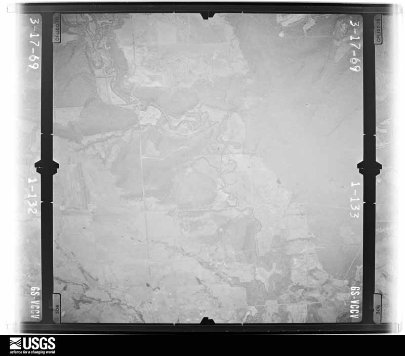 U.S. Geological Survey aerial photograph, 1969-06-19, scale 1:20000