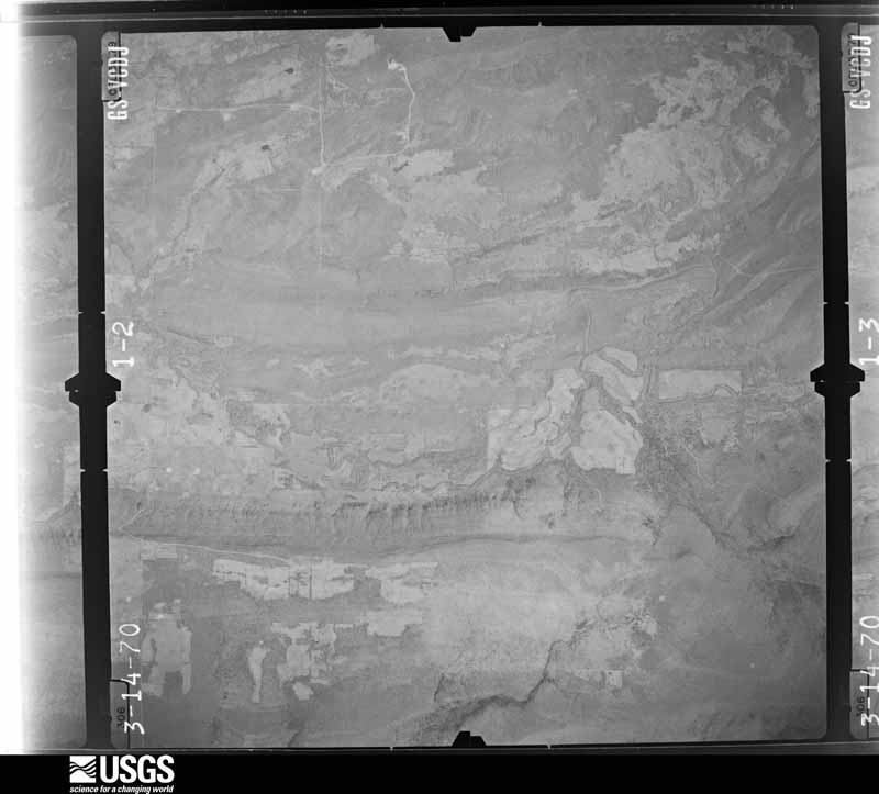 U.S. Geological Survey aerial photograph, 1971-01-20, scale 1:29000