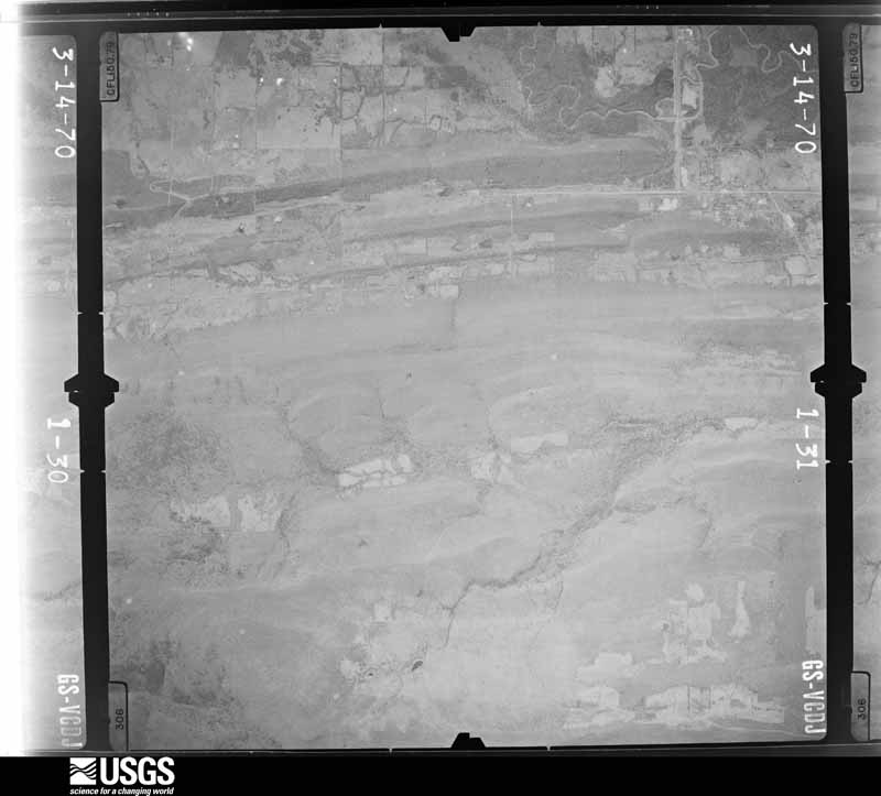 U.S. Geological Survey aerial photograph, 1971-01-20, scale 1:29000