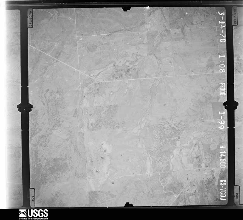 U.S. Geological Survey aerial photograph, 1971-01-20, scale 1:29000