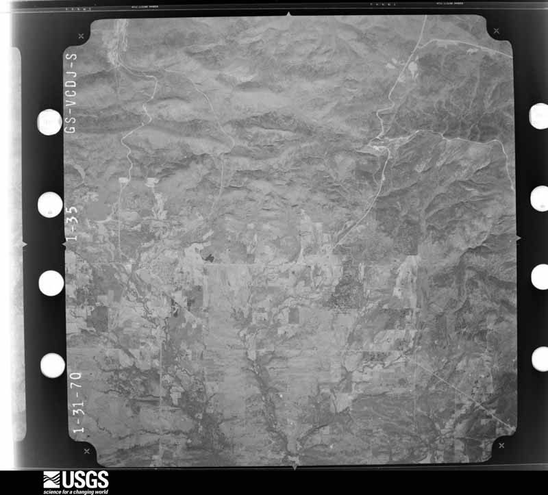 U.S. Geological Survey aerial photograph, 1970-02-08, scale 1:74000