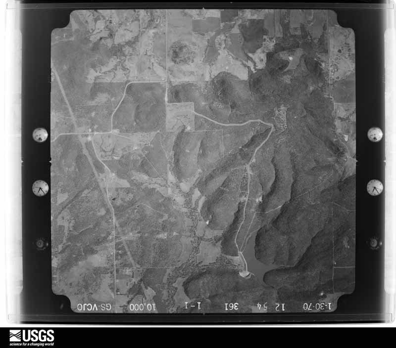 U.S. Geological Survey aerial photograph, 1970-01-30, scale 1:20000