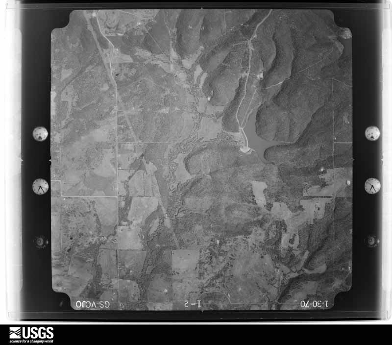 U.S. Geological Survey aerial photograph, 1970-01-30, scale 1:20000