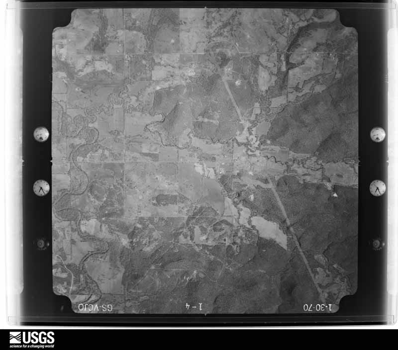 U.S. Geological Survey aerial photograph, 1970-01-30, scale 1:20000