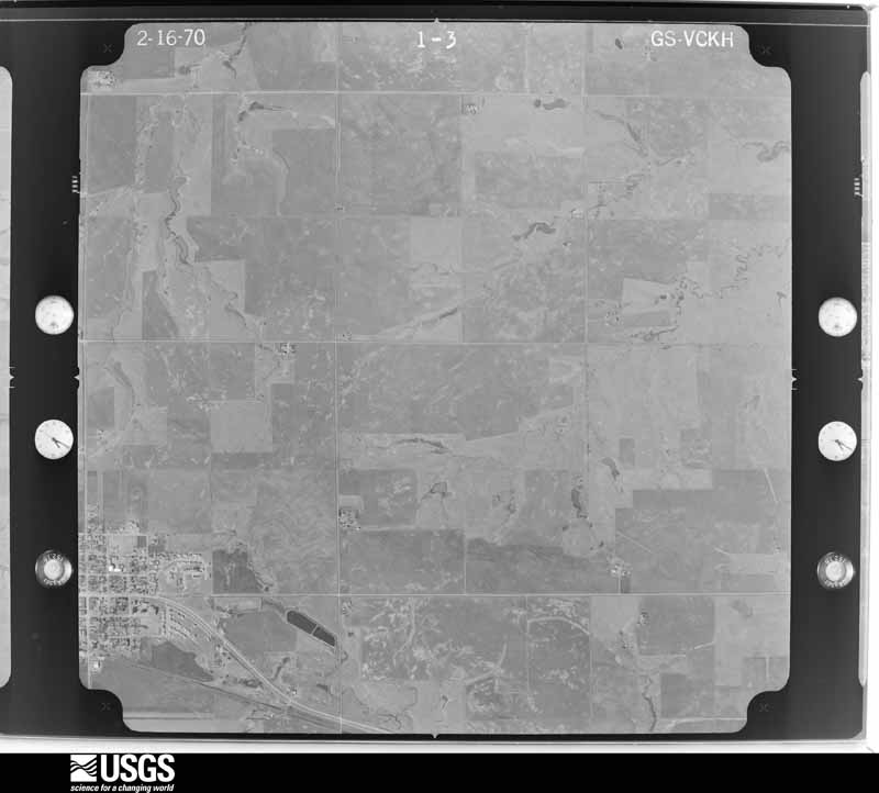 U.S. Geological Survey aerial photograph, 1970-02-16, scale 1:20000