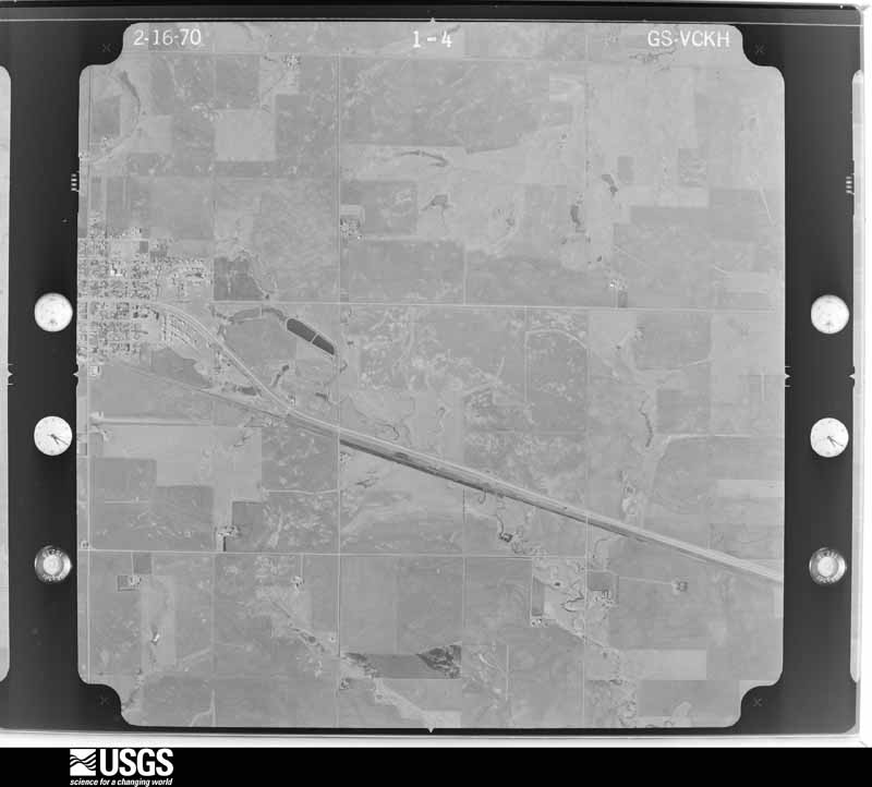 U.S. Geological Survey aerial photograph, 1970-02-16, scale 1:20000