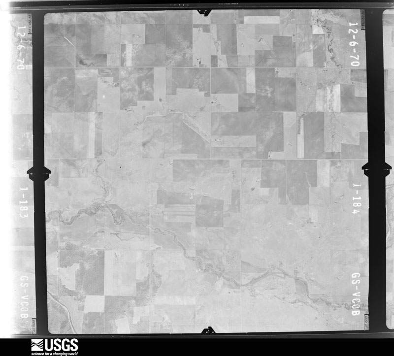 U.S. Geological Survey aerial photograph, 1970-12-06, scale 1:24000