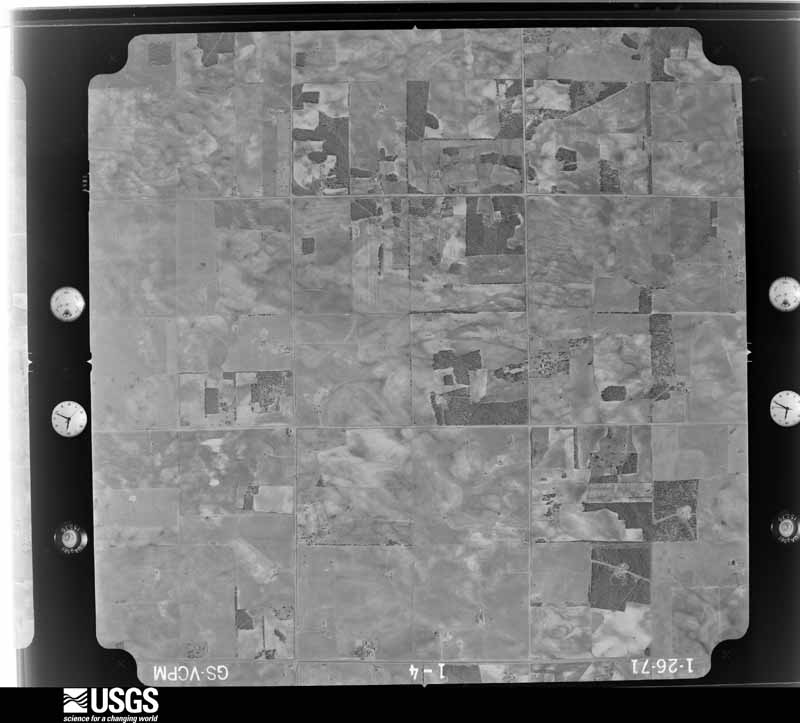 U.S. Geological Survey aerial photograph, 1971-01-26, scale 1:20000