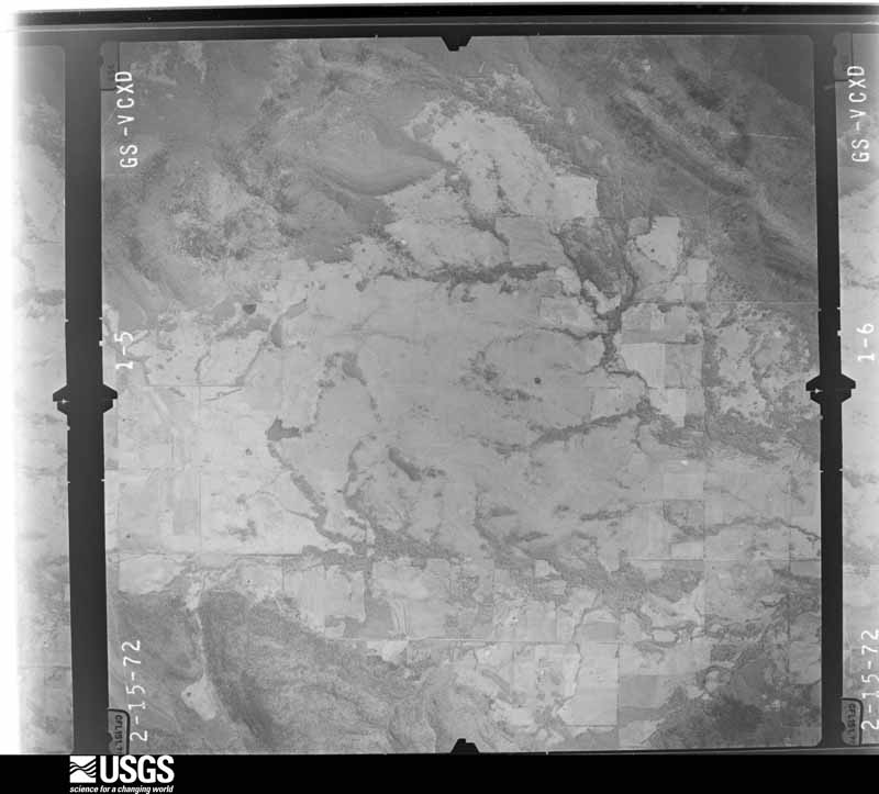 U.S. Geological Survey aerial photograph, 1972-03-13, scale 1:29000