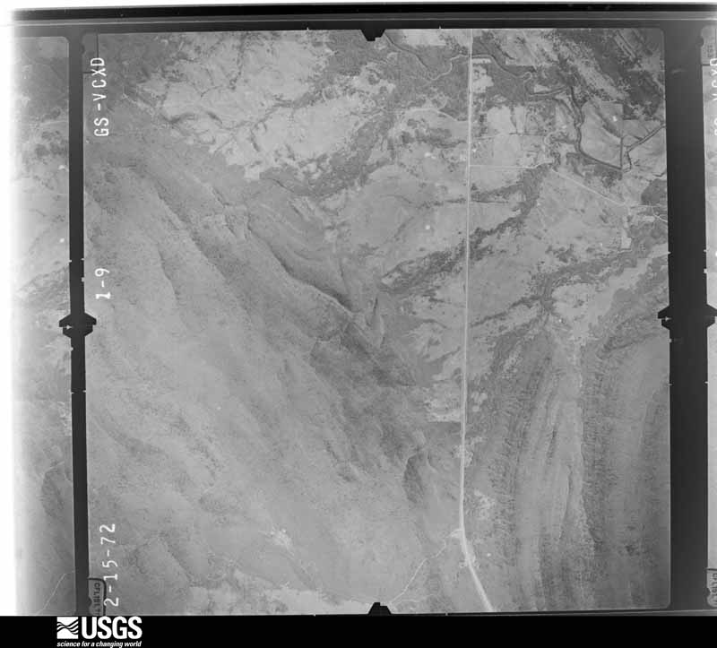 U.S. Geological Survey aerial photograph, 1972-03-13, scale 1:29000