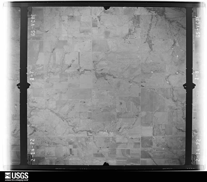 U.S. Geological Survey aerial photograph, 1972-02-27, scale 1:22000