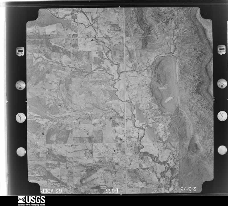 U.S. Geological Survey aerial photograph, 1973-02-20, scale 1:24000