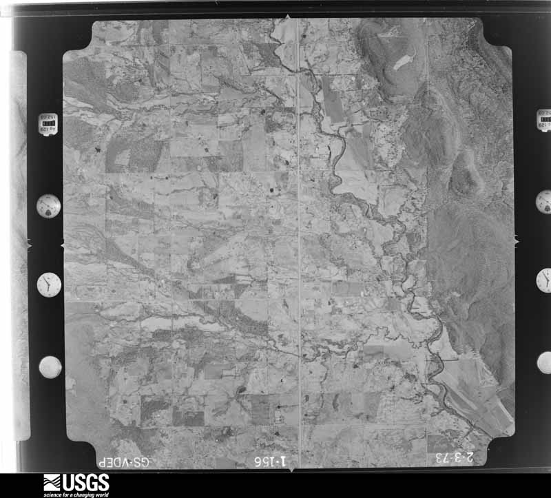 U.S. Geological Survey aerial photograph, 1973-02-20, scale 1:24000