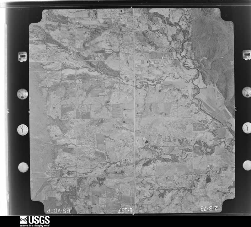 U.S. Geological Survey aerial photograph, 1973-02-20, scale 1:24000