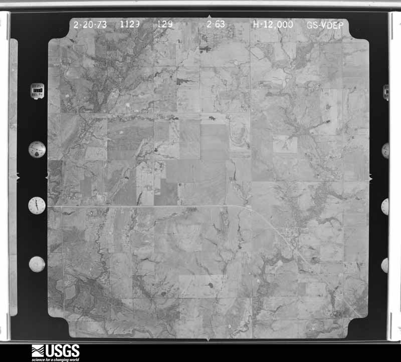 U.S. Geological Survey aerial photograph, 1973-02-20, scale 1:24000